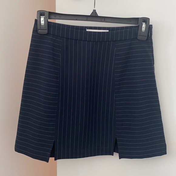 Navy blue pinstripe Cooperative skirt from Urban Outfitters - Picture 1 of 3